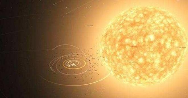 黑洞行星恒星星云星系大小比较,宇宙最大星系的黑洞是什么