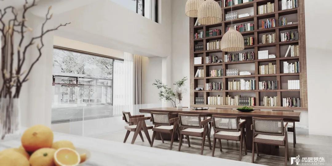 800平侘寂风装修设计案例,800平米禅意别墅