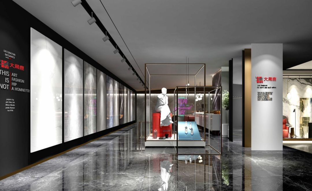 大角鹿大理石瓷砖53一片,大角鹿钻石釉大理石瓷砖