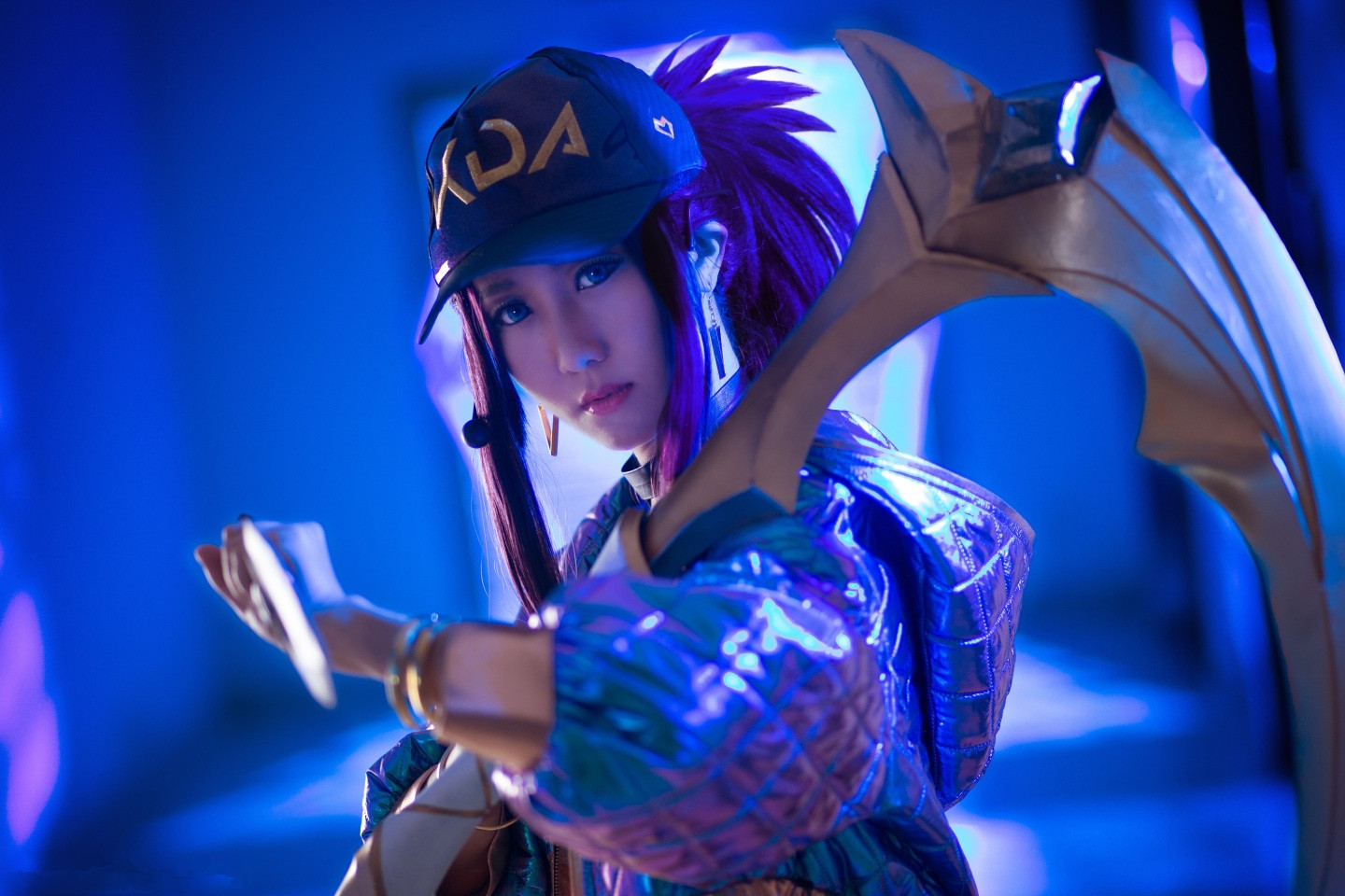 英雄联盟女团cos阿卡丽,英雄联盟kda女团出场展示