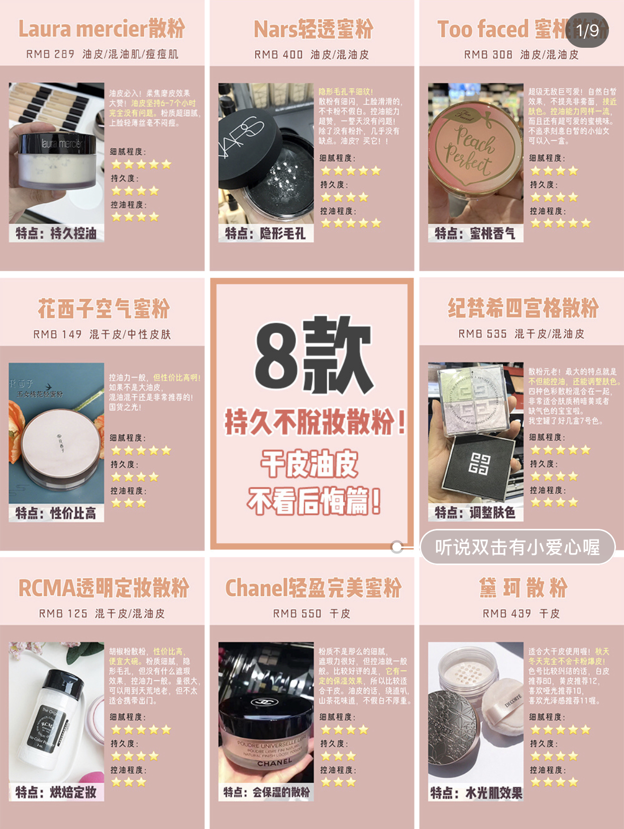 干皮专用散粉蜜粉平价,大干皮适合的定妆散粉蜜粉