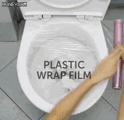 马桶堵了保鲜膜真的可以疏通吗,马桶堵了盖上薄膜