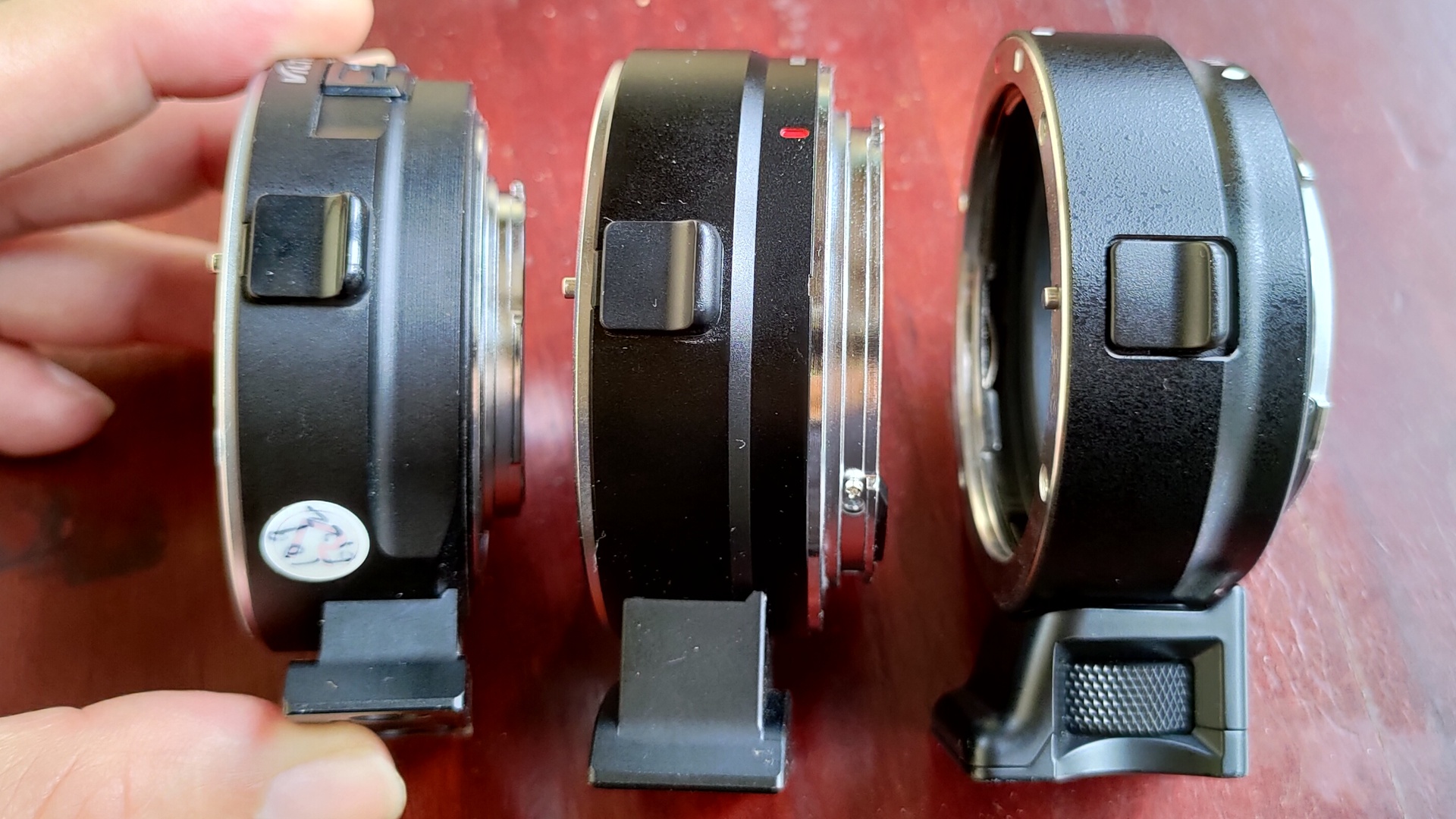 唯卓仕EF-EOSR转接环VS佳能EF-M转接环