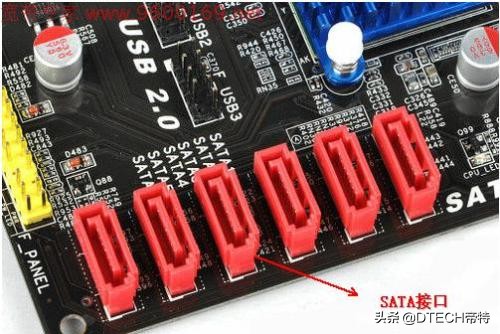 一张图就能认识硬盘内部接口：SATA、M.2、PCI-E、mSATA、U.2接口