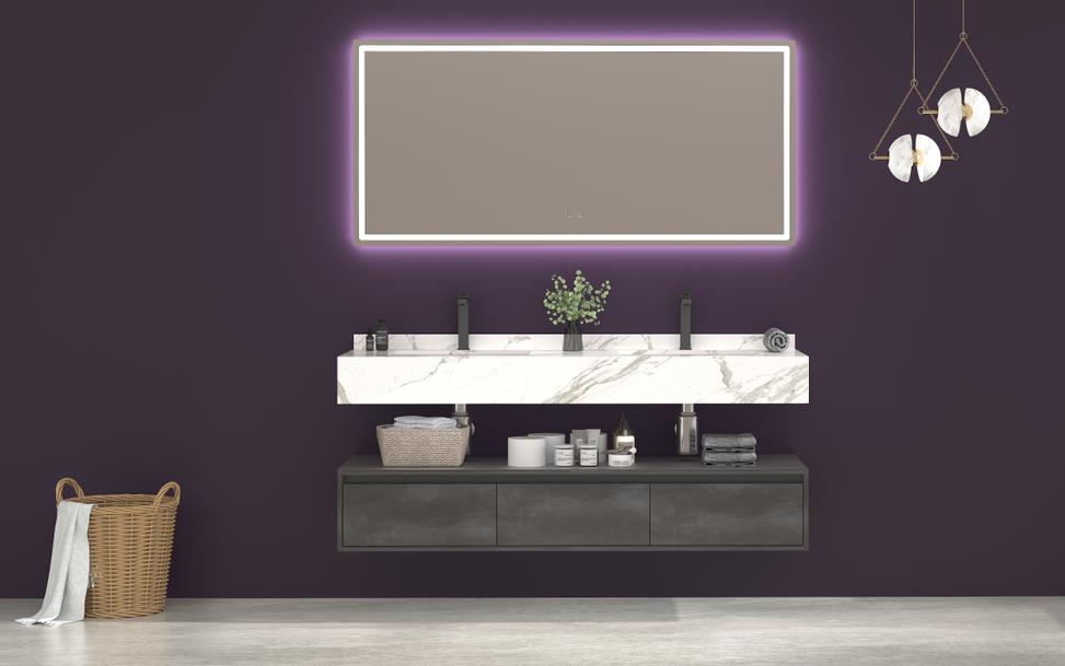 怎么挑选岩板浴室柜价格如何,卫生间浴室柜釉面一体怎样挑选