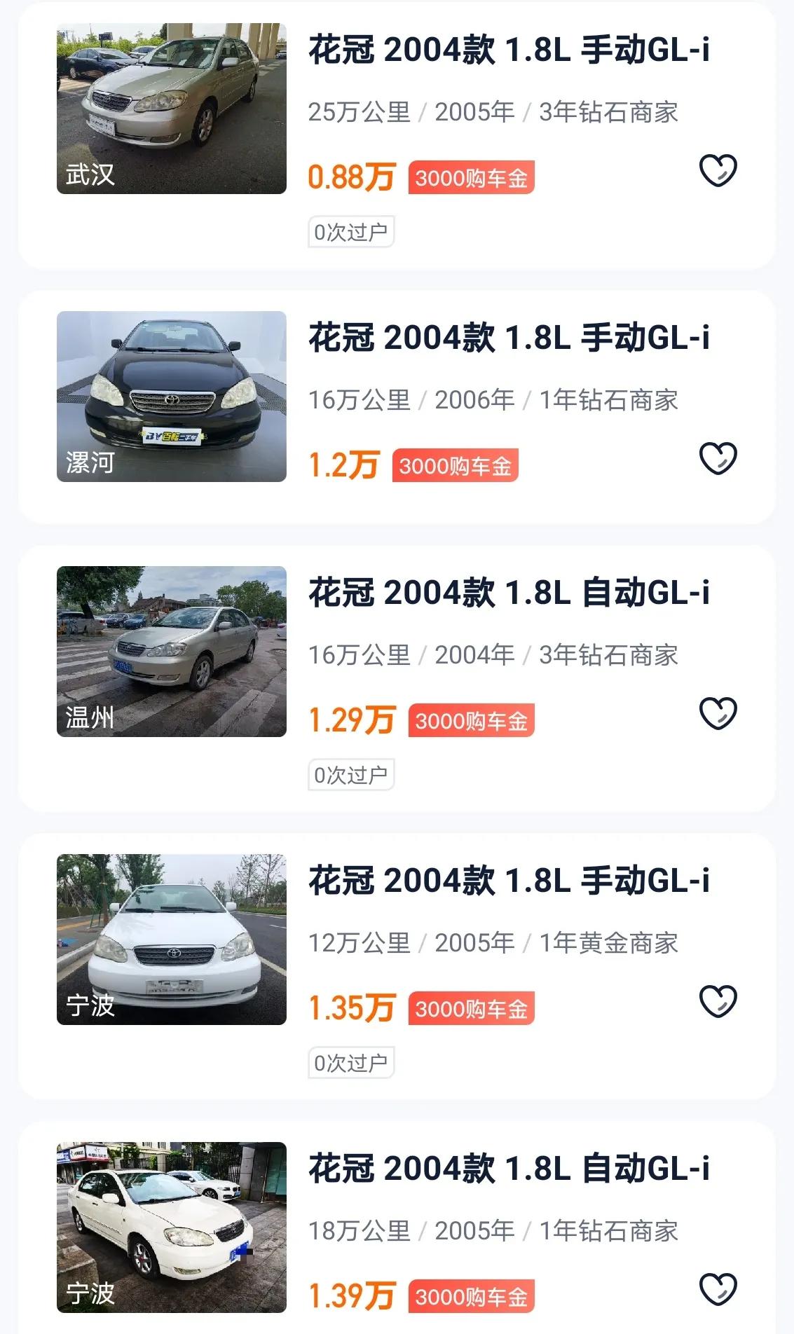 一万左右的日产蓝鸟值得买么,花冠哪款车最值得买