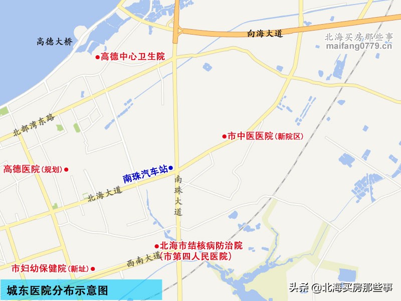 北海城市新面貌图片真实照片,北海城东变化