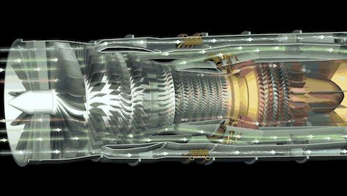 飞机降落原理是参考天鹅的吗,飞机降落反推动画原理