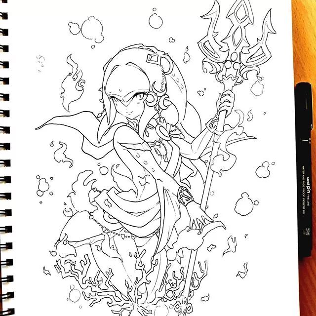 最难画最漂亮的公主,怎么画出优美的又好看的公主