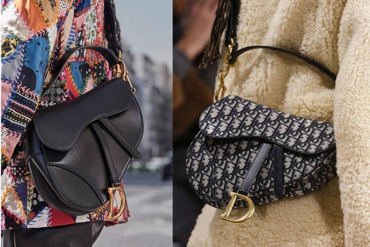 迪奥马鞍包黑皮王俊凯,王俊凯同款迪奥马鞍包