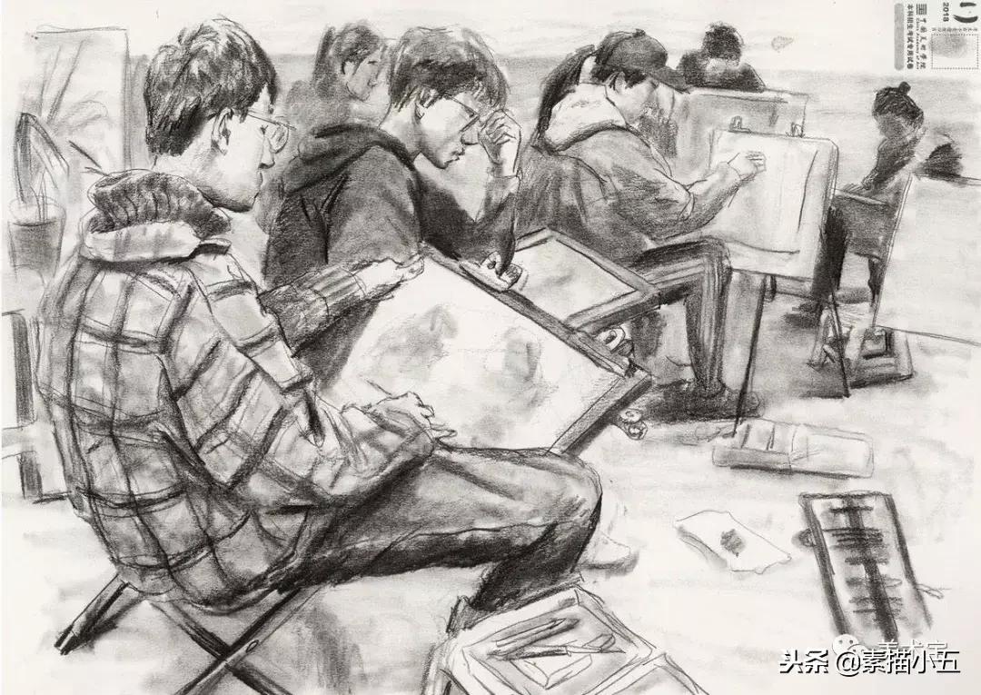 国美素描高分卷子图片,国美色彩高分卷2012