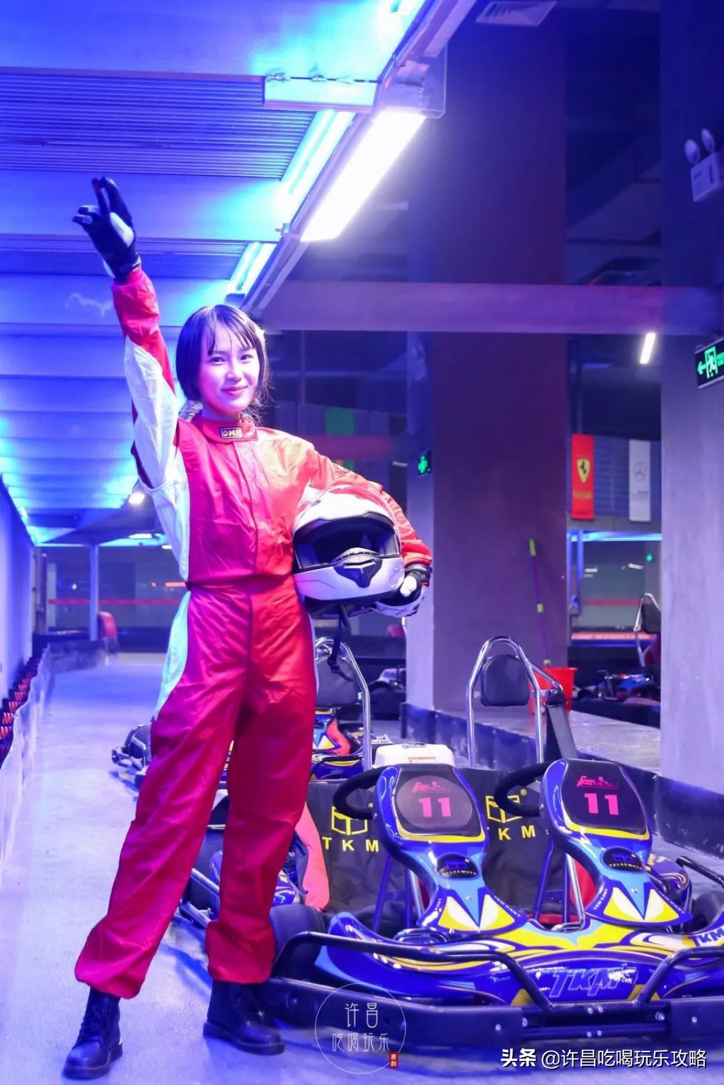 许昌科技广场下面竟然藏着一个卡丁车俱乐部,在朋友圈秒变酷盖