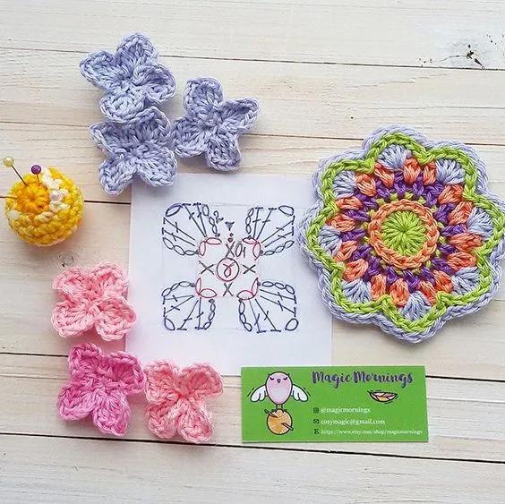 毛线钩织项链配饰教程,毛线钩织各种款式项链视频教程