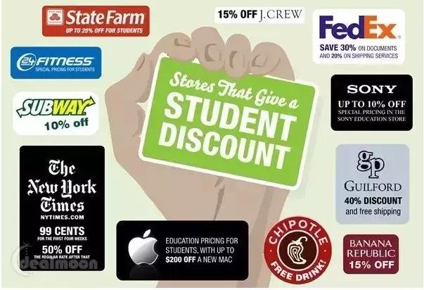 美国的学生证能帮你省多少钱？2-9折品类商品应有尽有