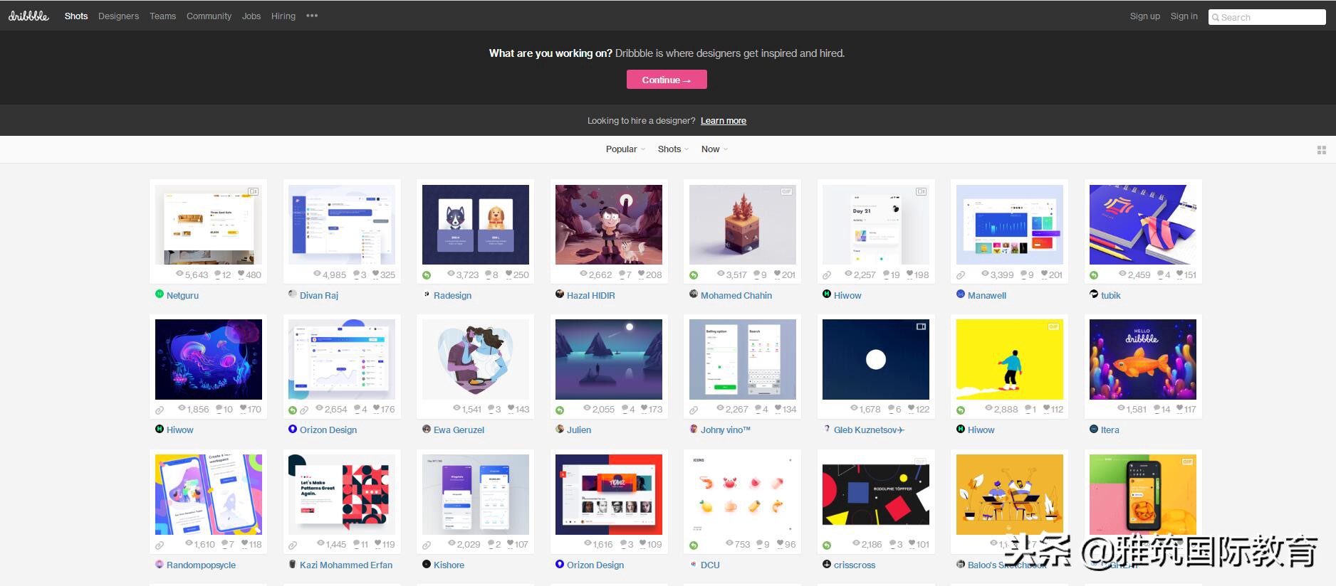 除了pinterest还有什么设计类网站,pinterest和behance优劣