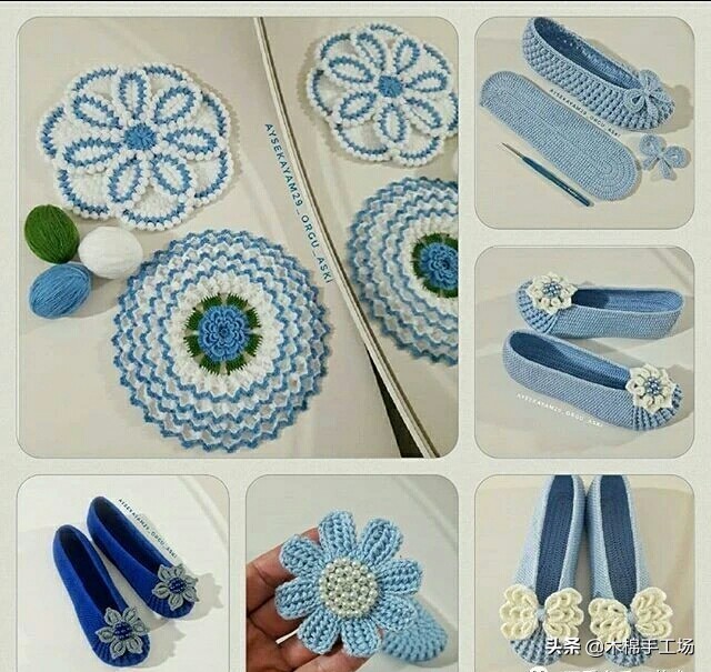 春天来了给自己添一双好鞋吧,春夏鞋子钩单鞋简单钩法