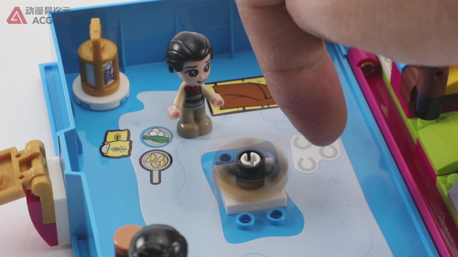 乐高迪士尼雪莉玫小颗粒积木教程,乐高迪士尼城堡3696拼装教程