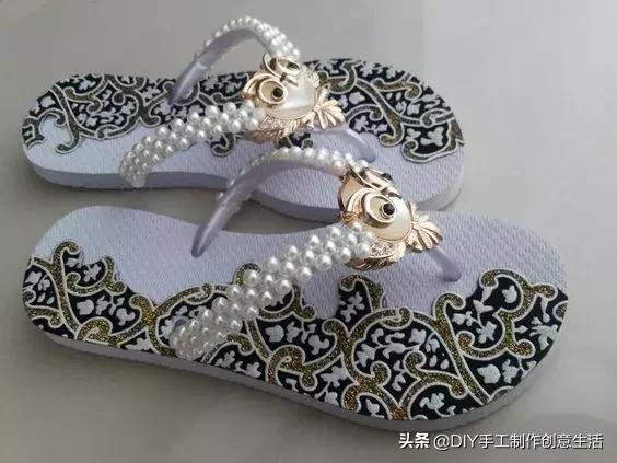 人字拖改造一下秒变时尚潮流风,穿人字拖也可以很高级