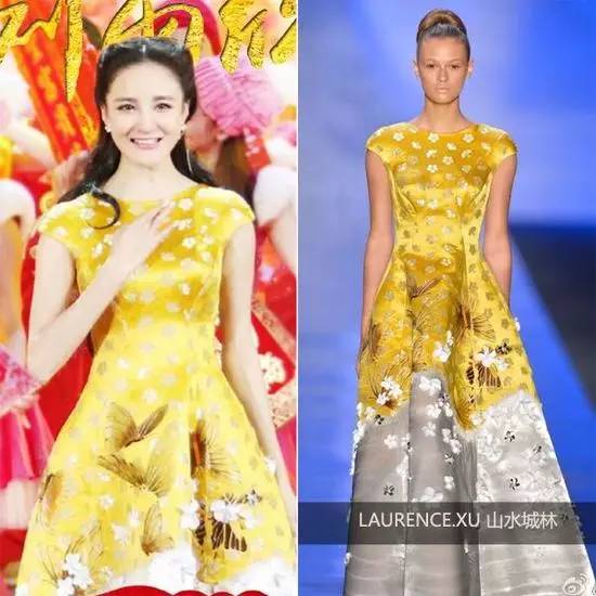 春晚时尚图鉴:热巴杨幂的红裙、王菲刷碗手套和董卿李思思的口红