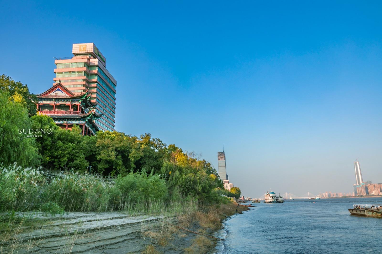 汉阳江滩大禹神话园游记,汉江江滩景区