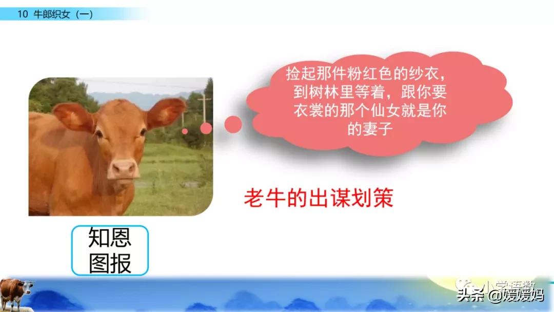 部编版五年级语文上册牛郎织女题,五上语文牛郎织女第10课ppt