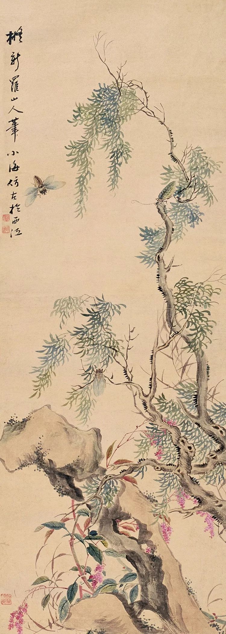 清代花鸟鱼虫画,清代国画名家花鸟鱼虫