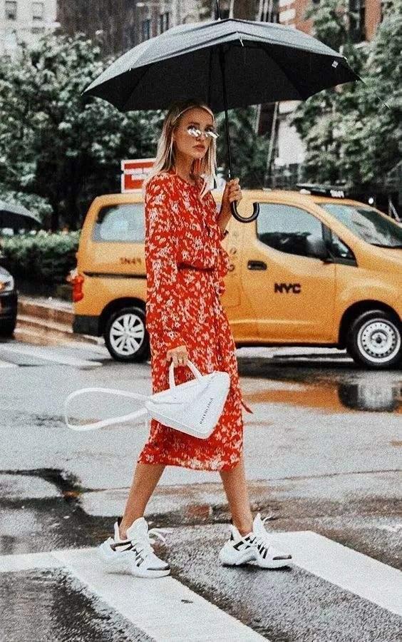 老爹鞋小个子百搭显高,小个子穿什么鞋配裙子