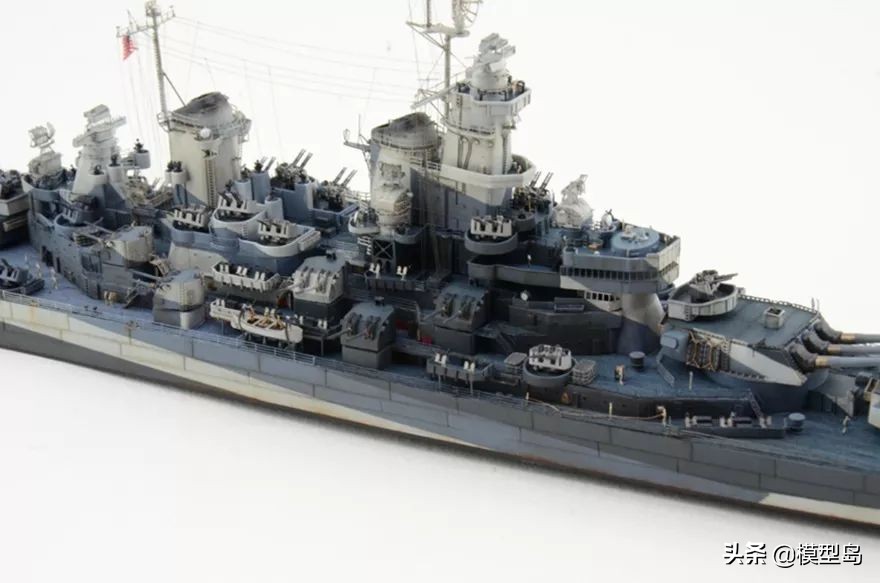 1:2000密苏里号战列舰模型,1:700密苏里号战列舰模型测评