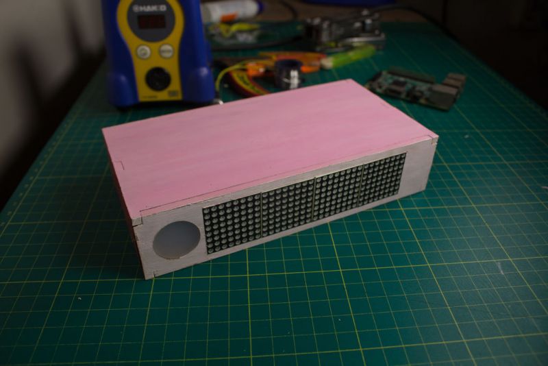 树莓派+点阵制造*币特比***踪器追**