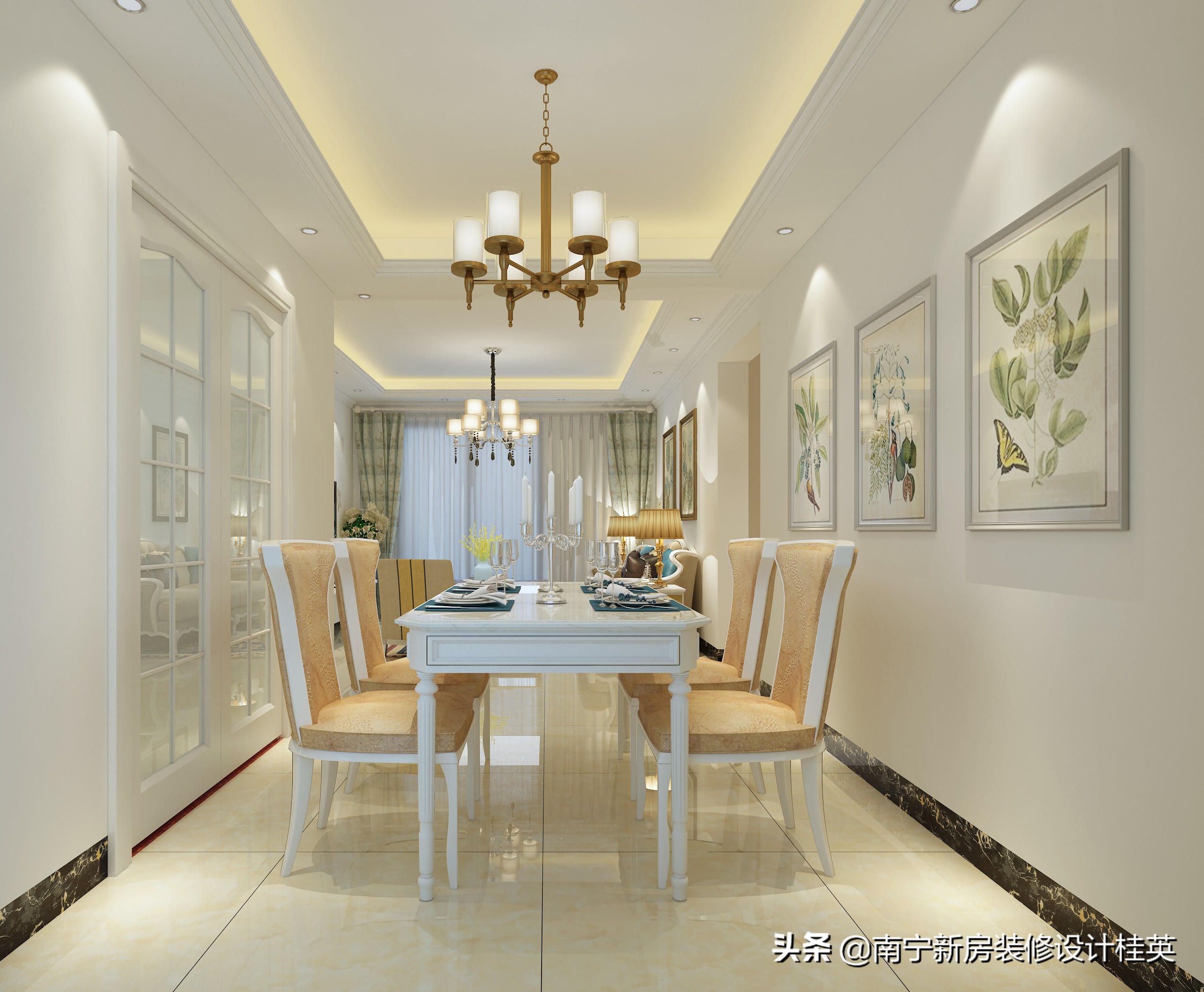 荣和悦澜山户型装修,荣和澜山府127装修效果图