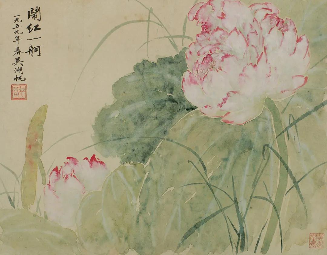 中国画家吴湖帆作画,吴湖帆山水长卷