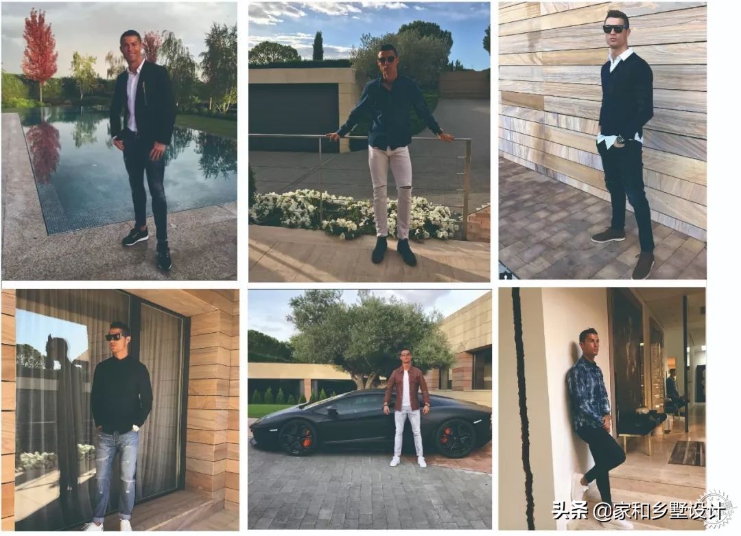 足球巨星c罗梅西豪宅,梅西内马尔c罗豪宅