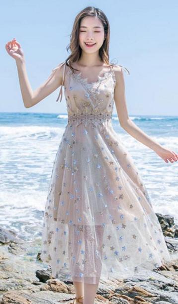 穿出高级感的连衣裙,法国小众气质连衣裙