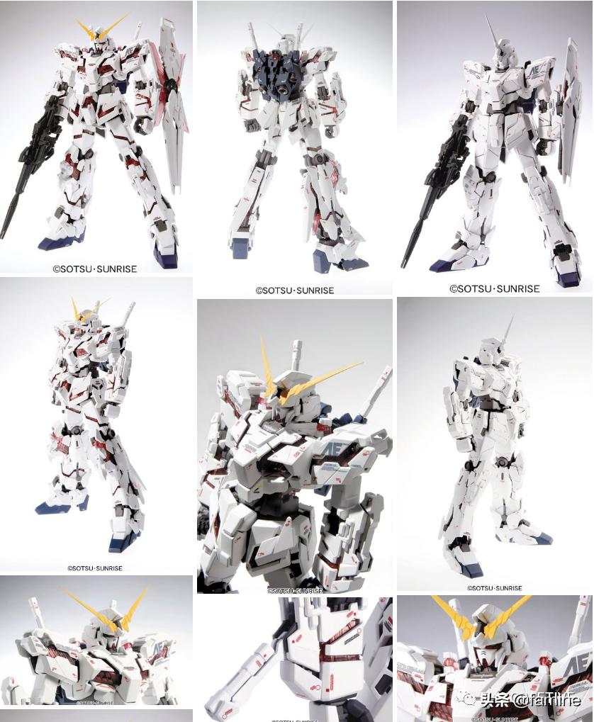 高达uc100独角兽模型开箱,高达ucrx-0