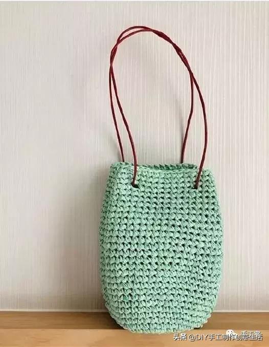 简单易学的编织包包教程,教程手工编织包包夏天大容量