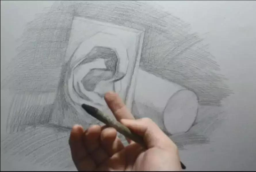 明暗调子素描怎么画,素描明暗面怎么和灰面过渡自然