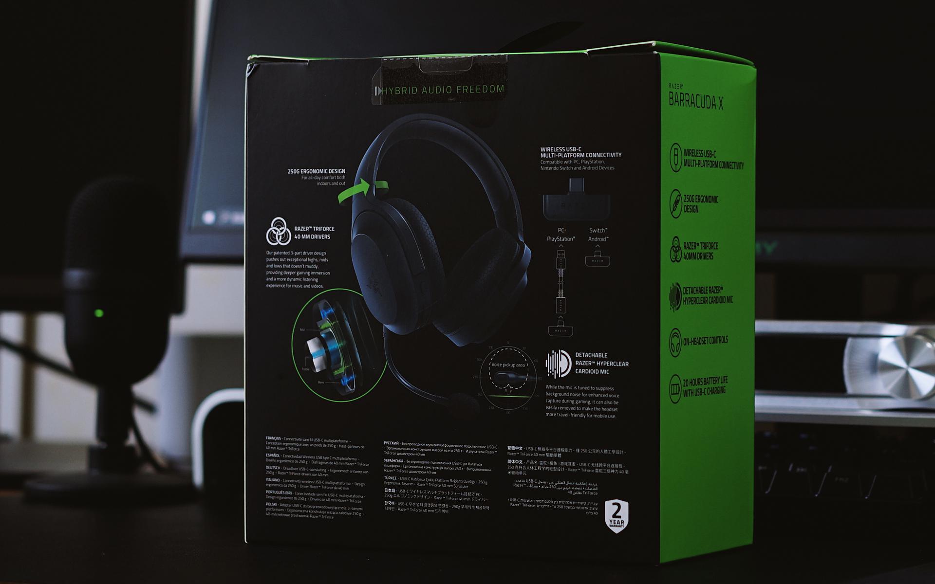 雷蛇无线耳机梭鱼测评,雷蛇梭鱼X耳机