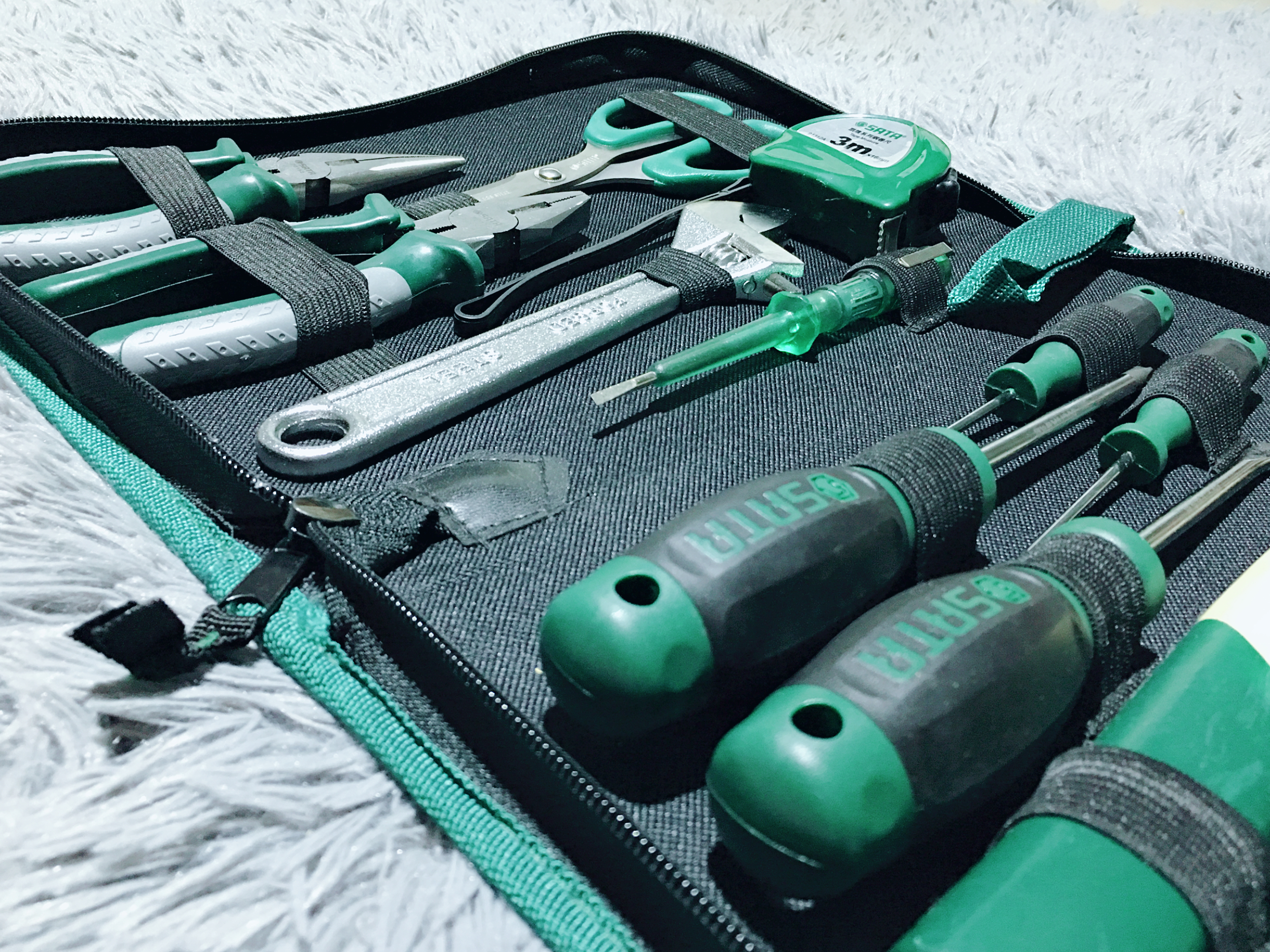 世达12件套家用基本工具评测体验，小工具大用处，居家好帮手