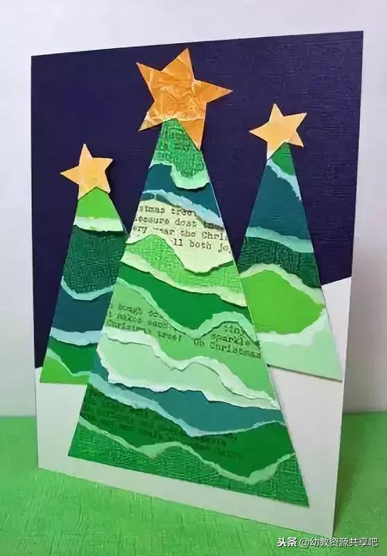 圣诞节贺卡1分钟做好,圣诞节简单一点的贺卡