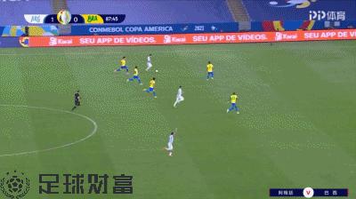 阿根廷赢得美洲杯冠军瞬间,阿根廷1比0夺冠
