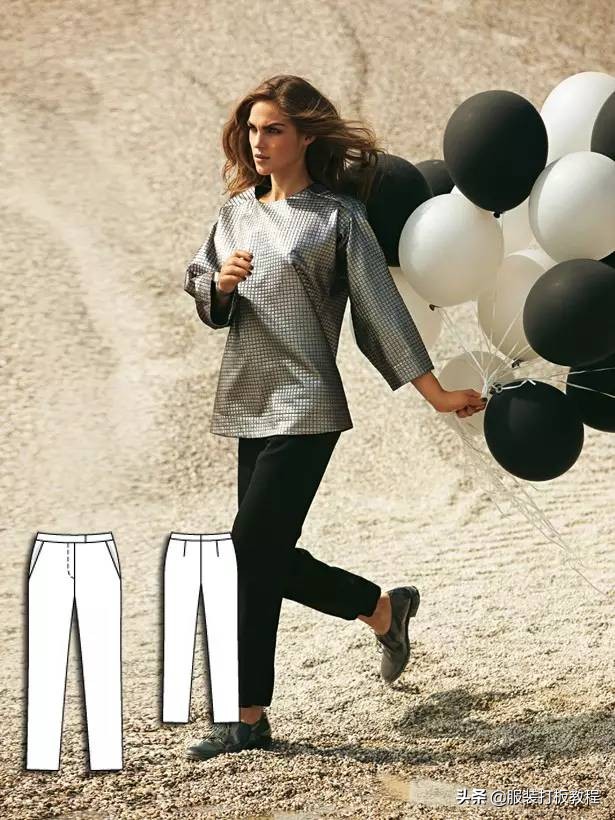 时装设计图手绘教程,服装制版图案大全