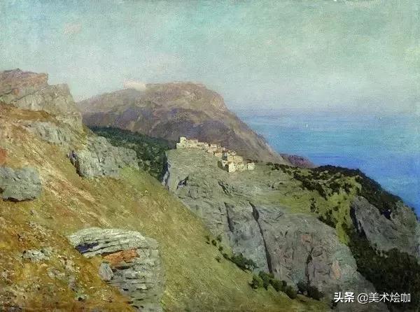 俄国画家列维坦的风景画,俄国画家伊萨克列维坦