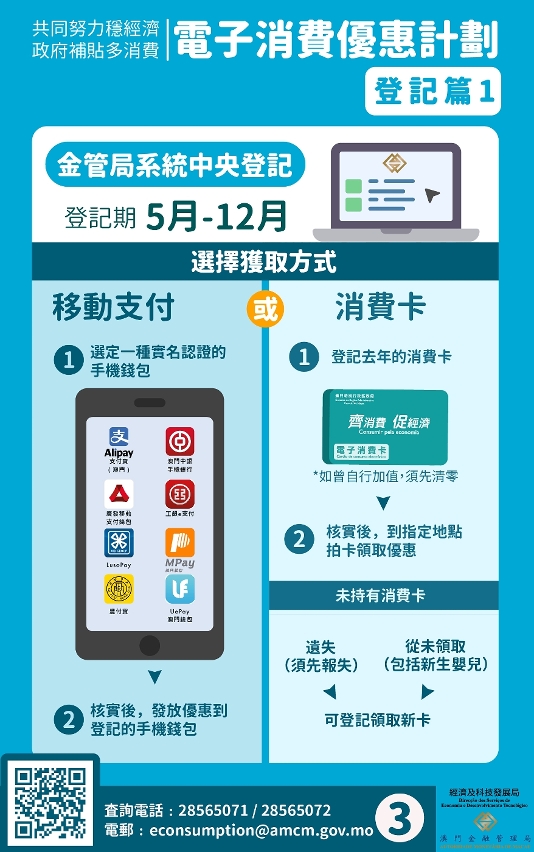澳门头条｜电子消费优惠计划优化方案居民获5000启动金3000立减额