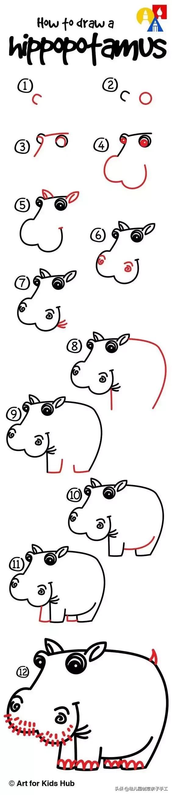 100种昆虫简笔画画法,各种昆虫的画法简笔画图片