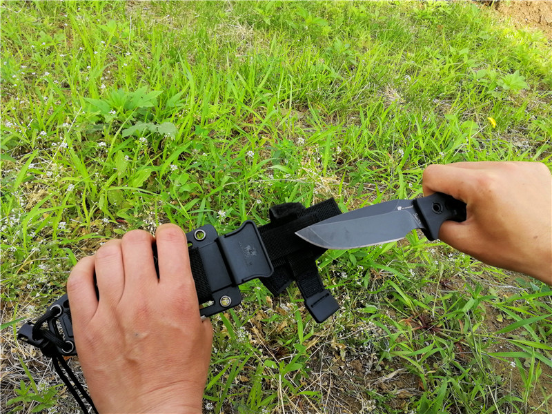 汉道洛克x生存刀暴力测试,户外生存实用工具推荐