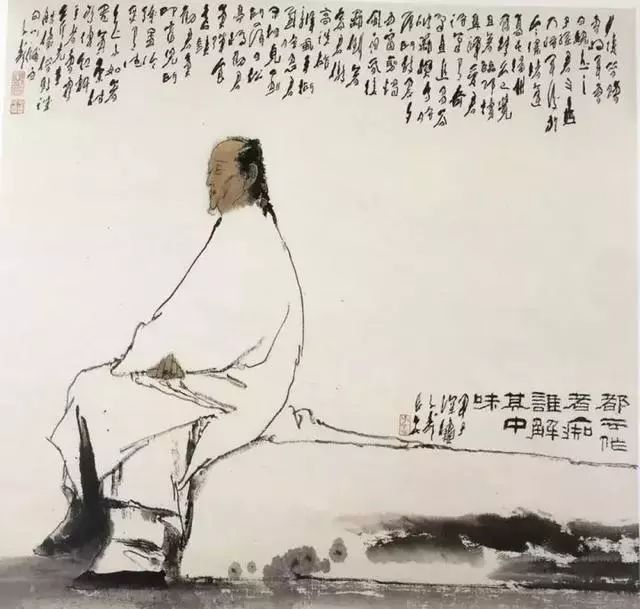 王子武人物画剖析,王子武近现代写意人物画图片