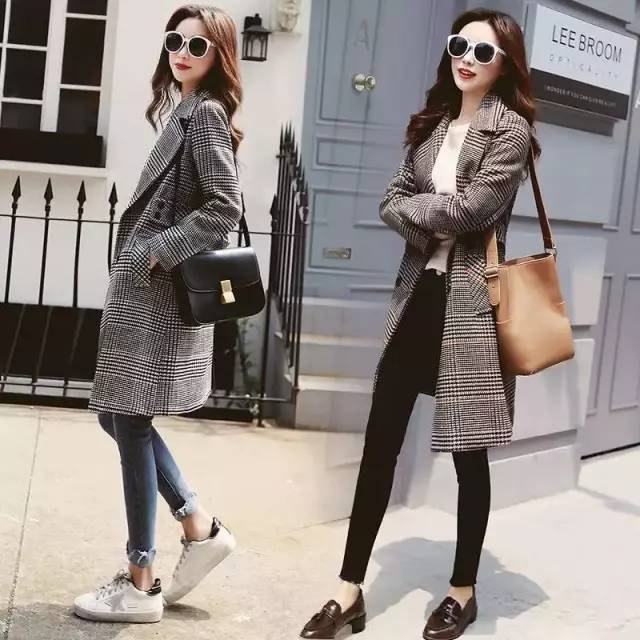 不是我吹，今年毛呢外套确实比貂绒好看，尤其适合小个子女生穿