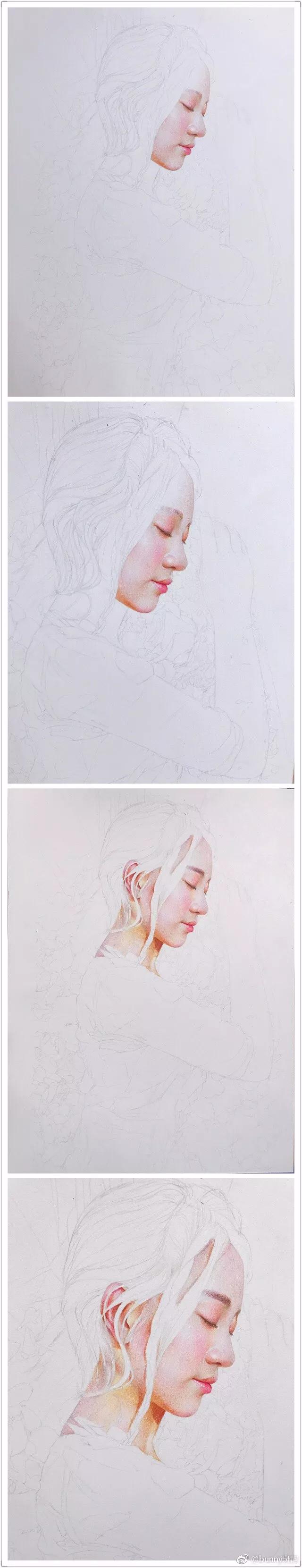 彩铅人物女孩教程视频,用彩铅画动漫人物天使恶魔