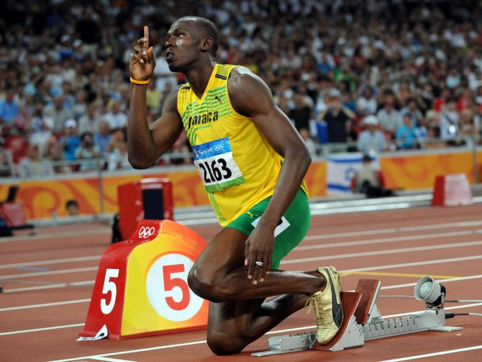 闪电博尔特世界纪录,闪电博尔特100米夺冠完整视频