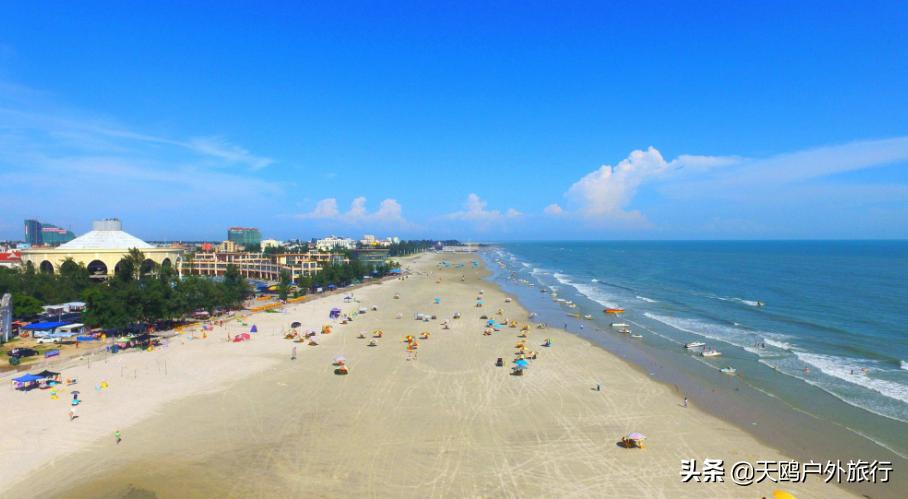 北海银滩蓝色海水在哪里看,北海银沙滩的海水清澈吗